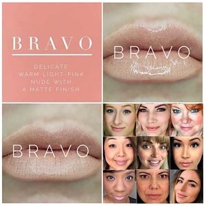 New sealed Lipsense Bravo pink nude lip color